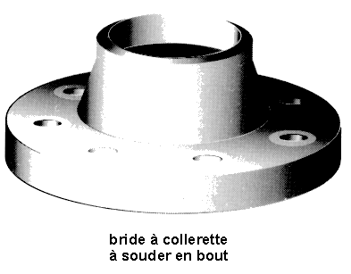 bride à collerette à souder en bout