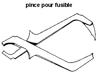 pince pour fusible