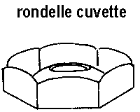 rondelle-cuvette emboutie