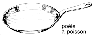 poêle à poisson