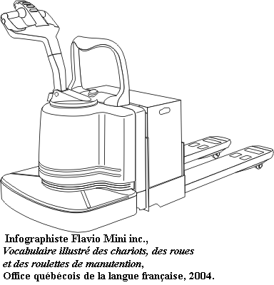 transpalette à conducteur porté