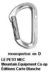 mousqueton en D